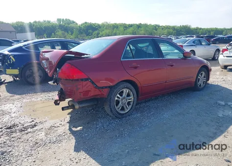 2007 Honda Accord 2.4 Se из США, поврежденный, VIN 1HGCM55337A148649